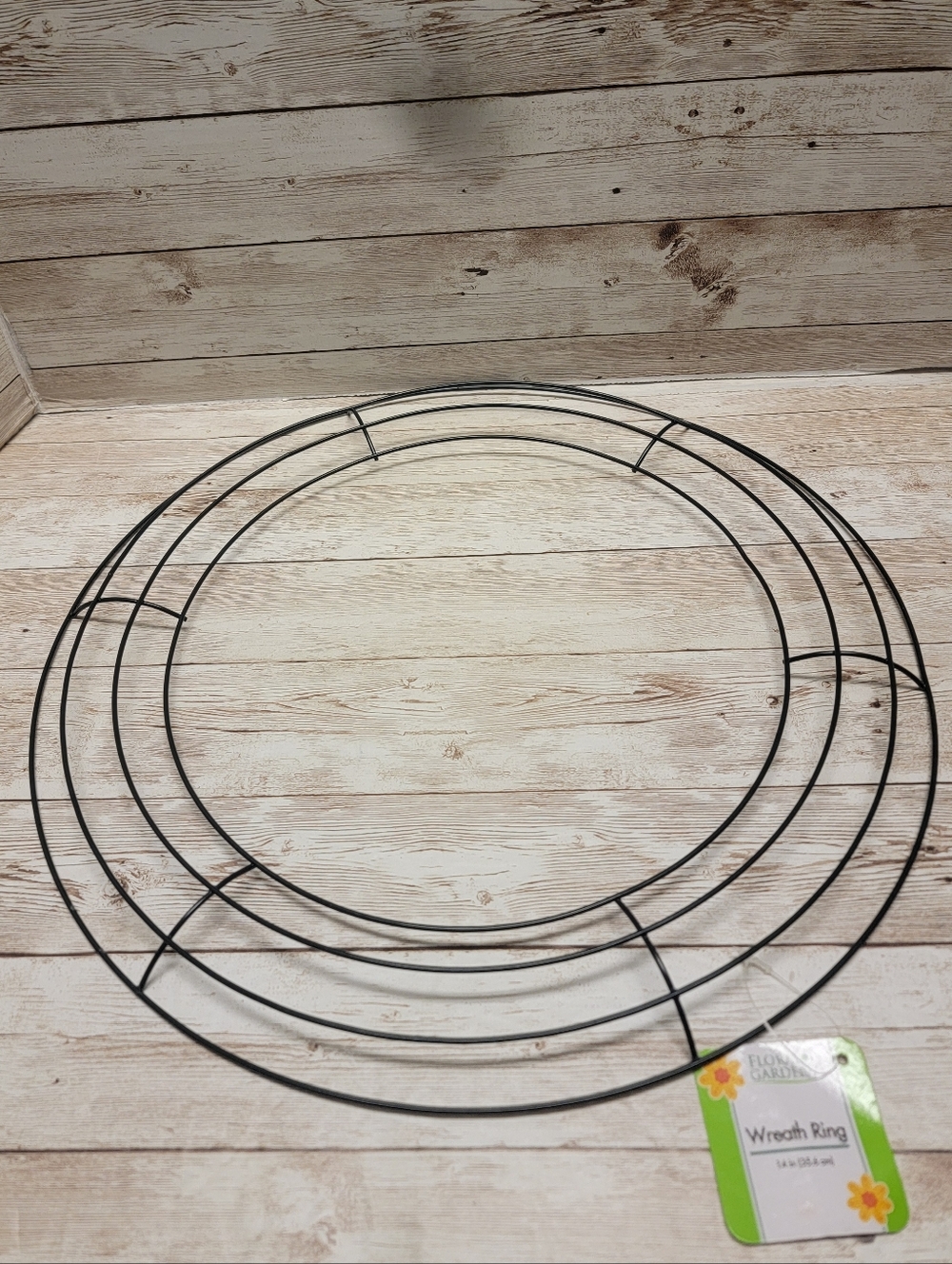 NWT Floral Garden 14-inch Wire Wreath Frames Metal Rings Craft Forms- Lot of 10 - Picture 4 of 4